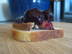 Roasted Pork, Caramelized Onions and Savory Cherry Compote Open-Face Sandwiches